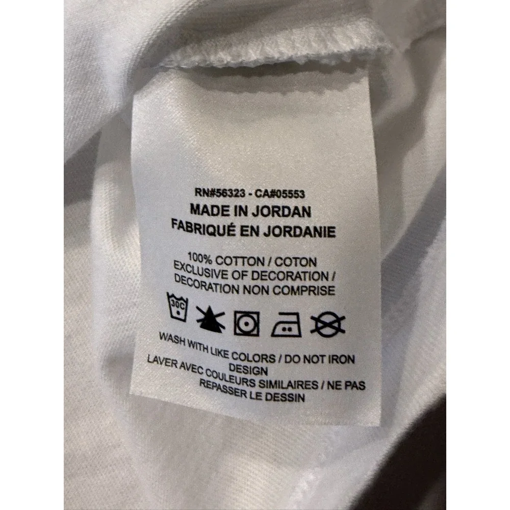 Nike The Nike Tee AR4997-100 Mens White Large Tall Cotton Short Sleeve T-Shirt